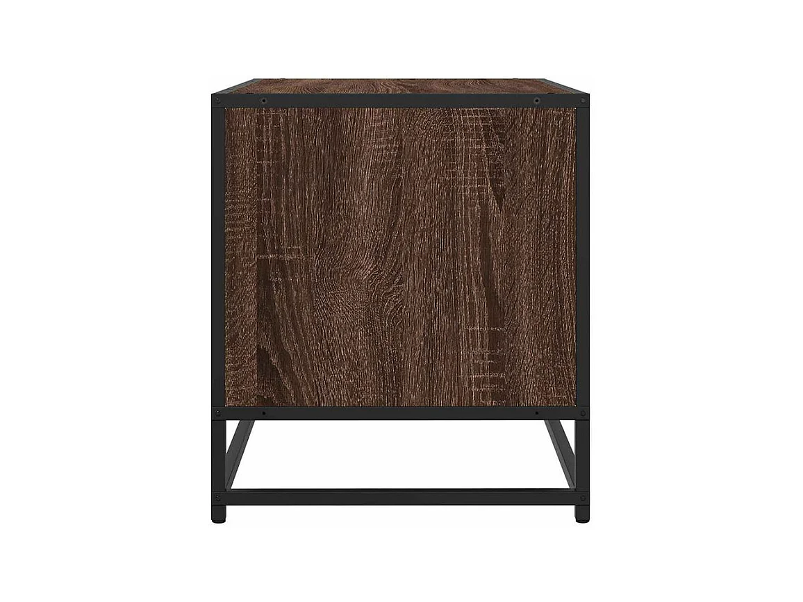 Meuble TV chêne marron 270x40x46 bois d'ingénierie