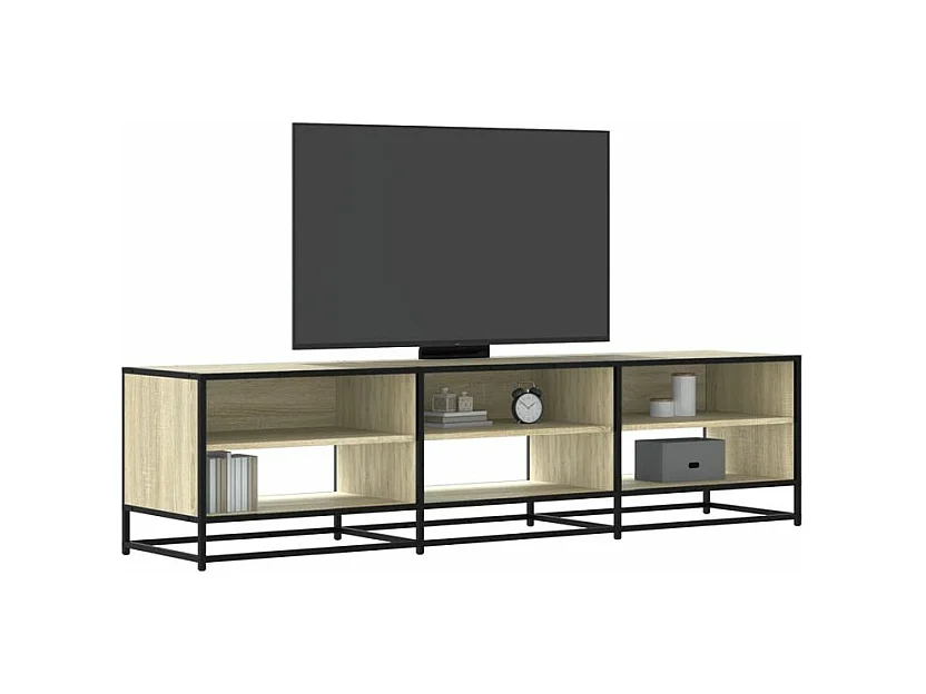 Meuble TV chêne sonoma 180x40x46 bois d'ingénierie