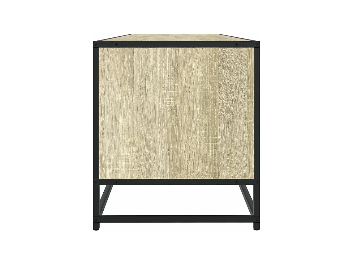 Meuble TV chêne sonoma 180x40x46 bois d'ingénierie