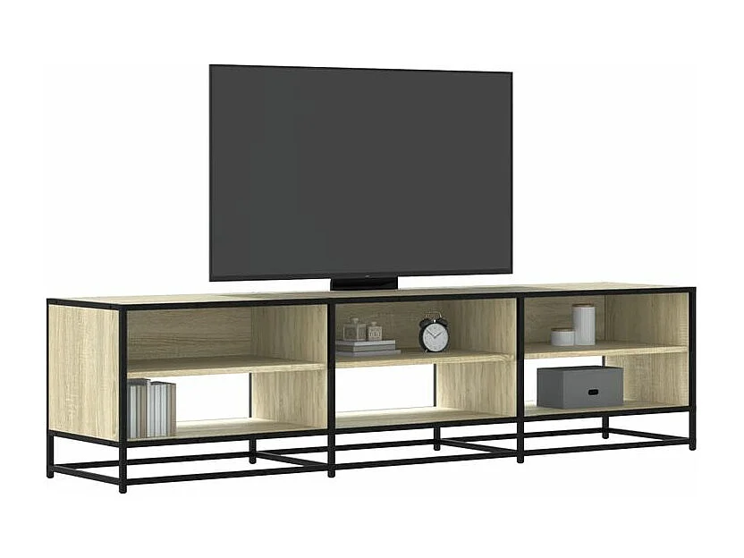 Meuble TV chêne sonoma 180x40x46 bois d'ingénierie