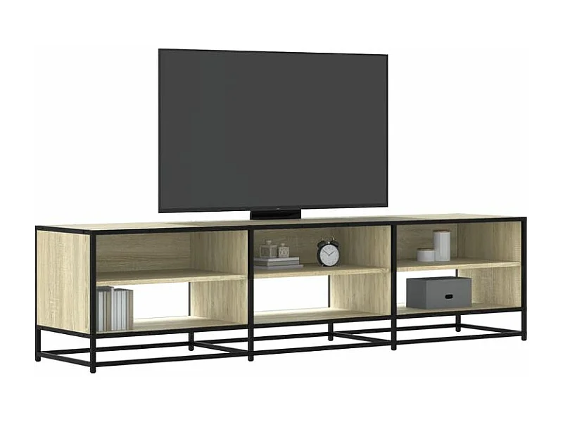 Meuble TV chêne sonoma 180x40x46 bois d'ingénierie