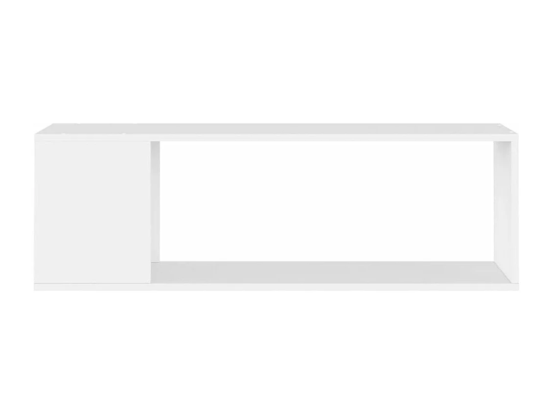 Meuble TV Blanc 100x24x32