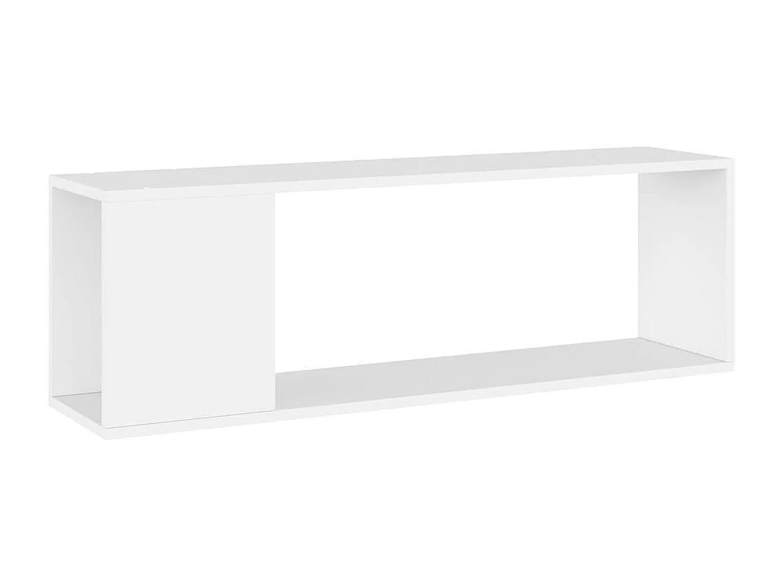 Meuble TV Blanc 100x24x32