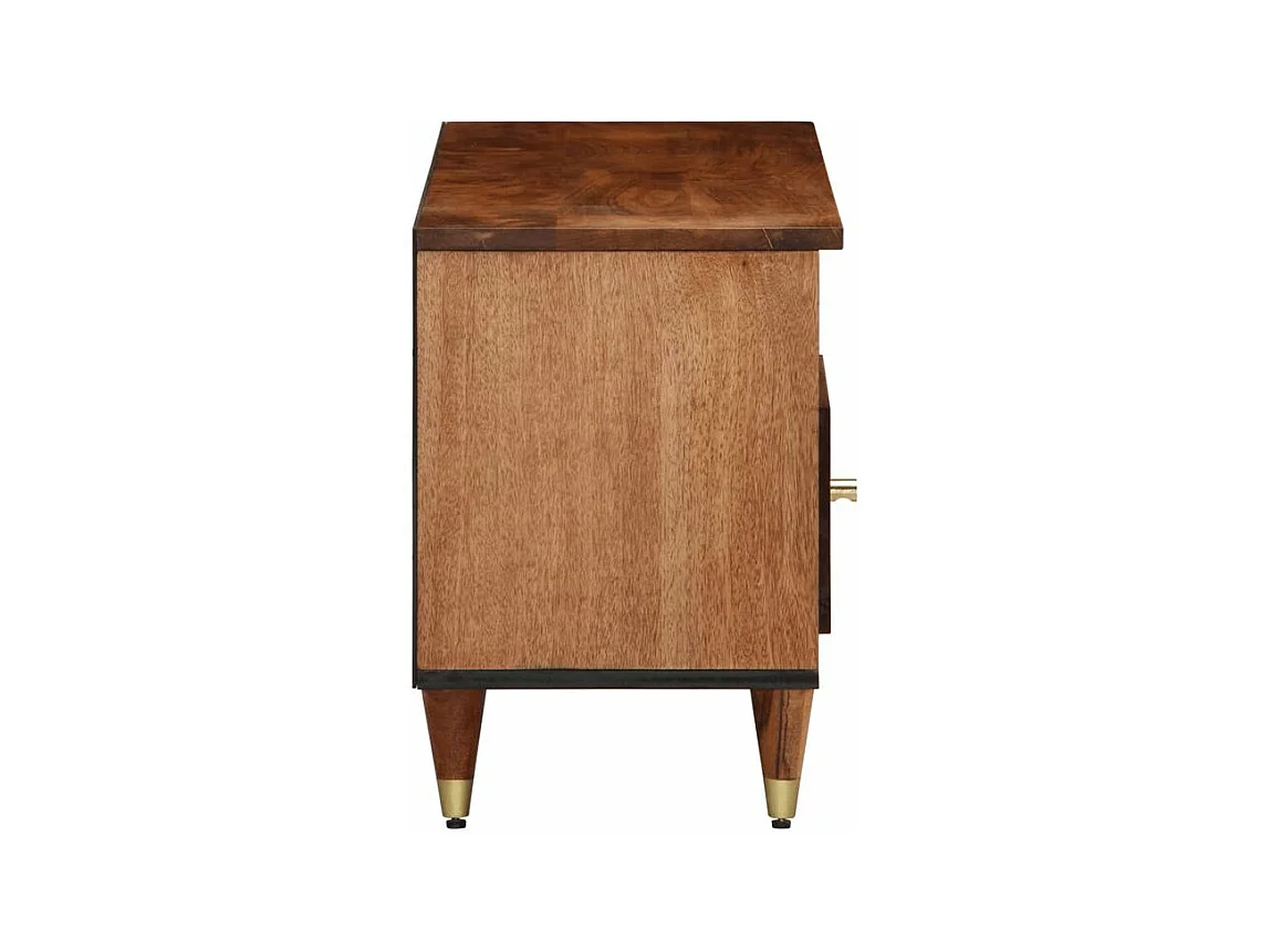 Meuble TV 100x33x46 bois massif de manguier