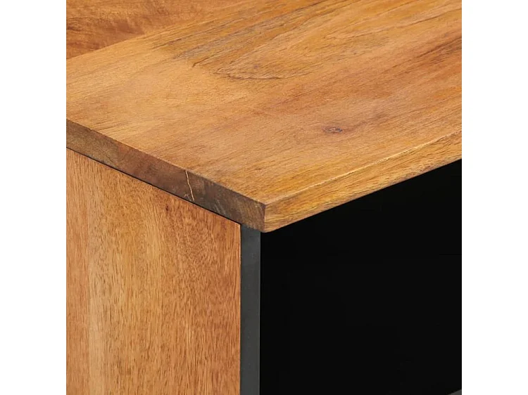 Meuble TV 100x33x46 bois massif de manguier