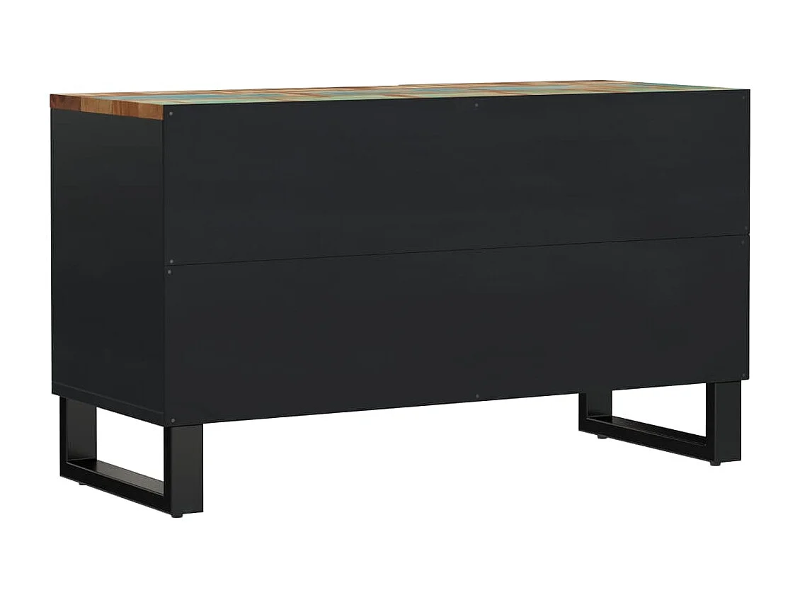 Meuble TV 80x33x46 bois de récupération et d'ingénierie