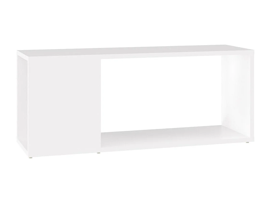 Meuble TV Blanc 80x24x32