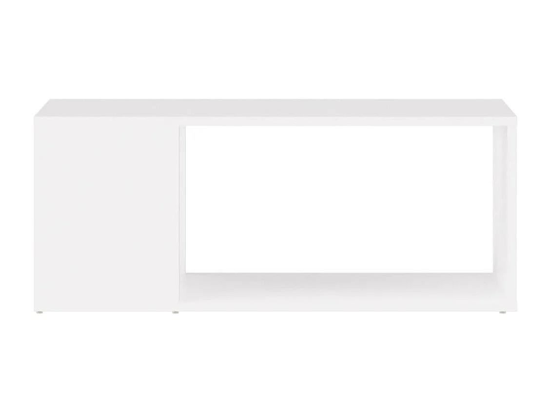 Meuble TV Blanc 80x24x32