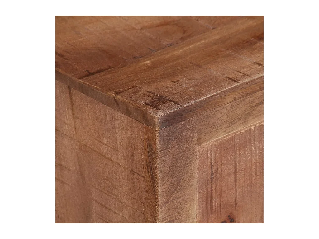 Meuble TV 110x30x40 Bois de manguier brut 3