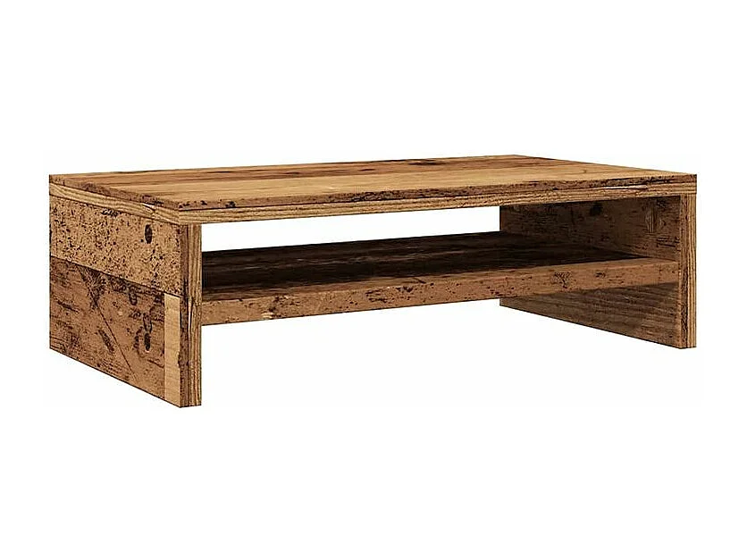 Support de moniteur vieux bois 42 x 24x13 bois d'ingénierie