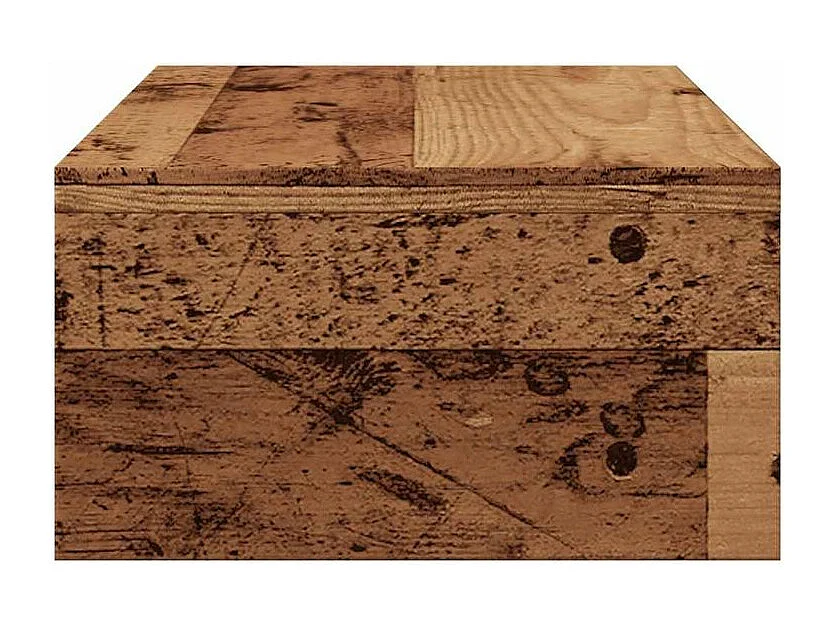 Support de moniteur vieux bois 42 x 24x13 bois d'ingénierie