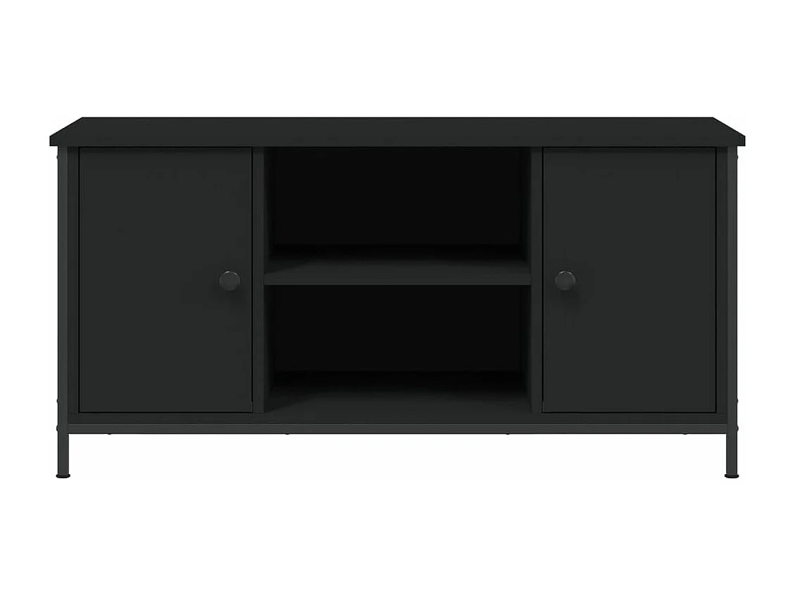 Meuble TV Noir 100x40x50 Bois d'ingénierie