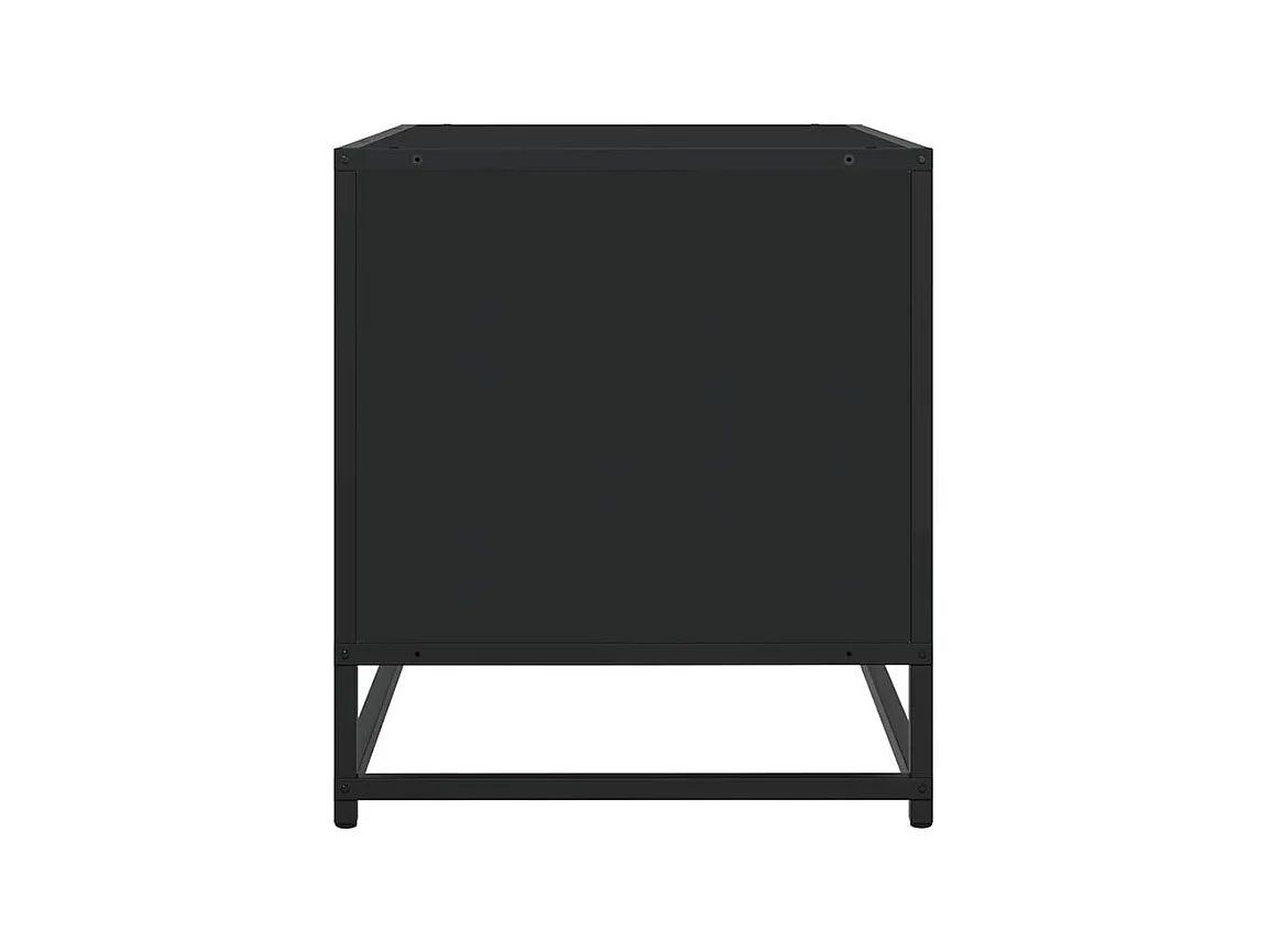 Meuble TV noir 270x40x46 bois d'ingénierie