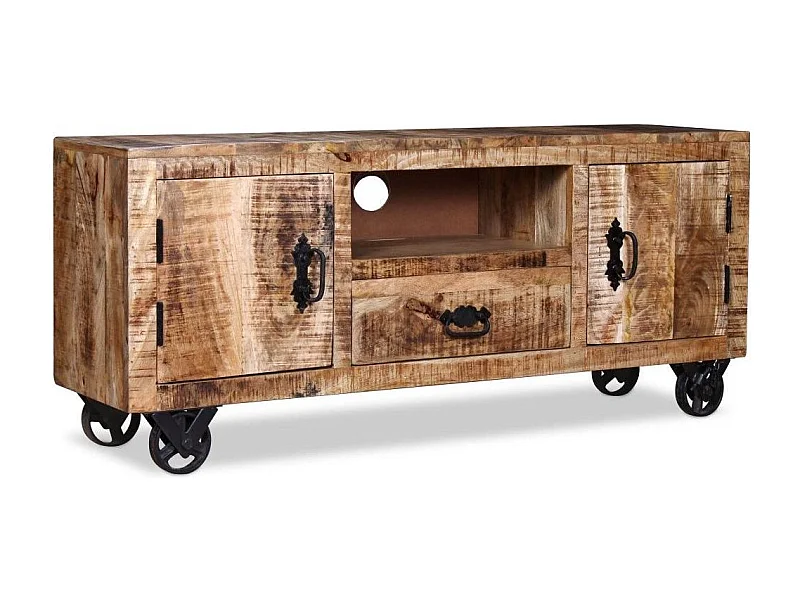 Meuble TV bois de manguier Induka