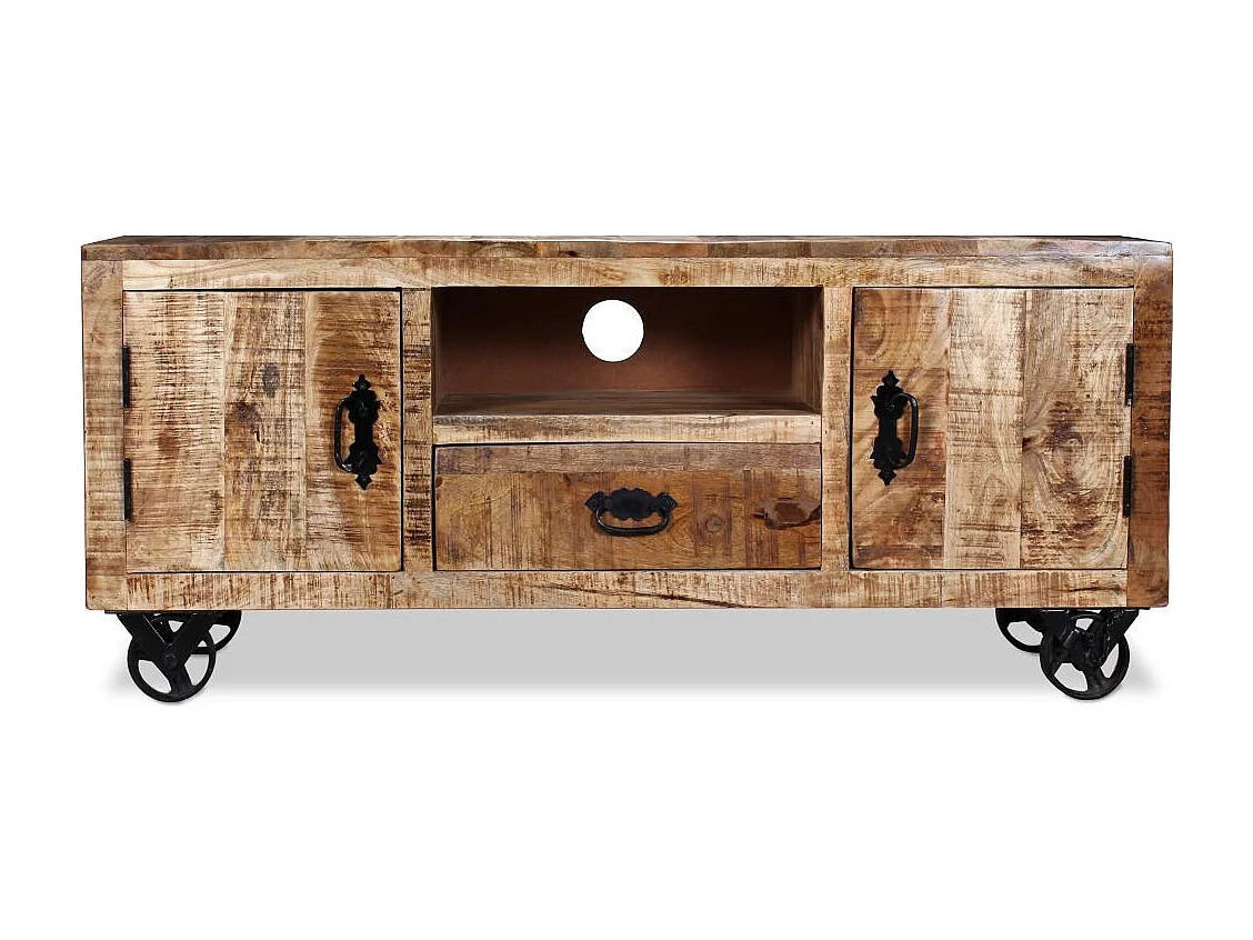 Meuble TV bois de manguier Induka