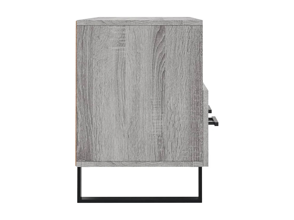 Meuble TV sonoma gris 102x36x50 bois d'ingénierie