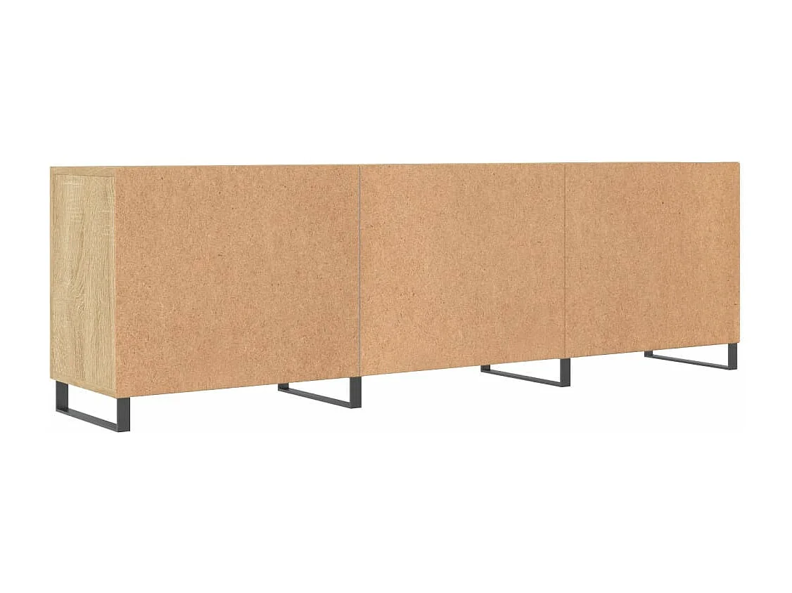 Meuble TV chêne sonoma 150x30x50 bois d'ingénierie