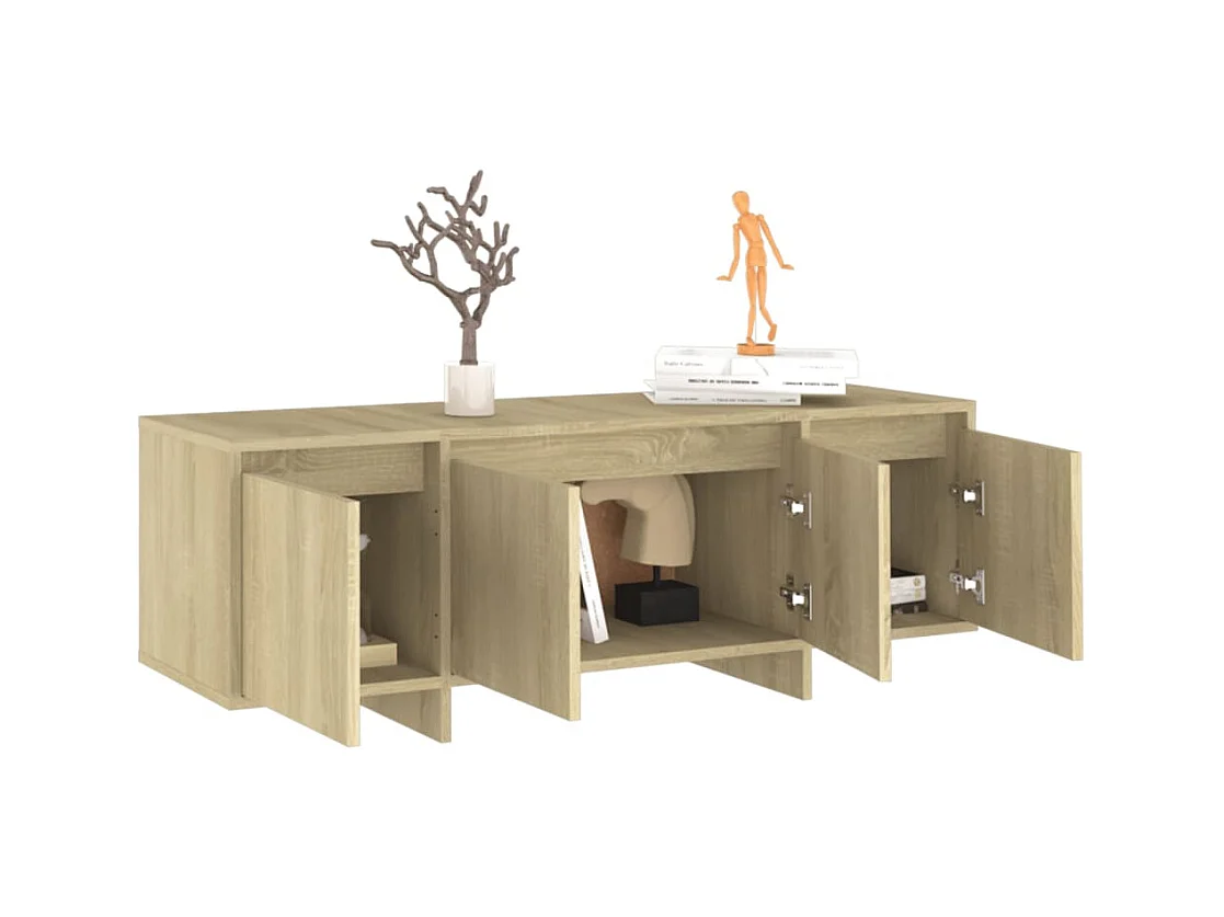 Meuble TV Chêne sonoma 120x30x40,5
