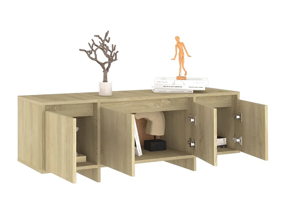 Meuble TV Chêne sonoma 120x30x40,5