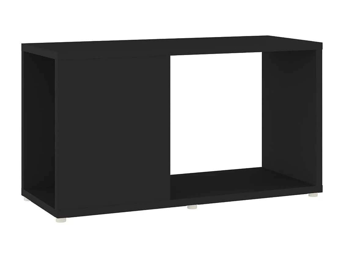 Meuble TV Noir 60x24x32