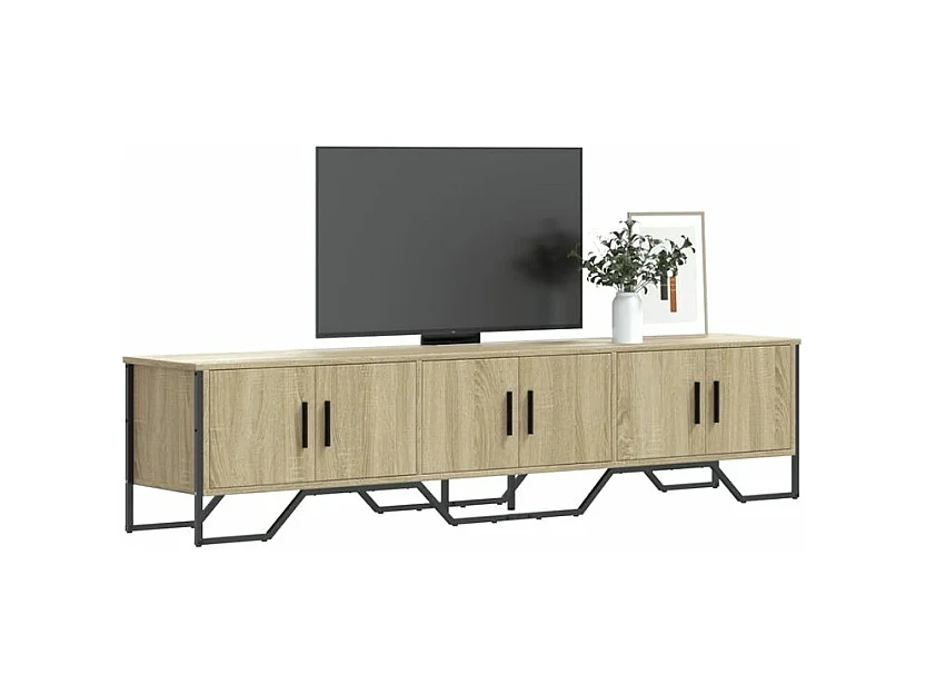 Meuble TV chêne sonoma 180x34x41 bois d'ingénierie