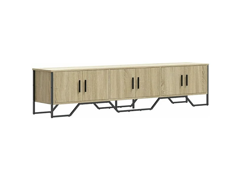 Meuble TV chêne sonoma 180x34x41 bois d'ingénierie