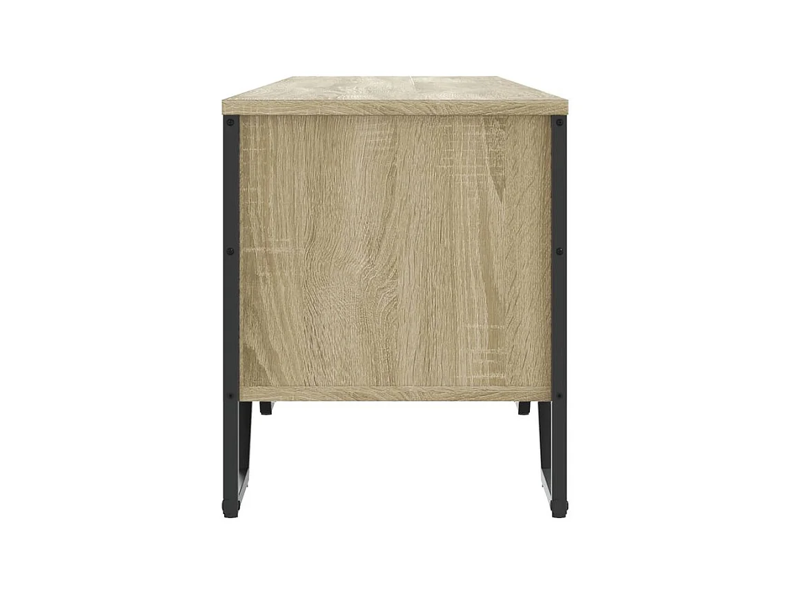 Meuble TV chêne sonoma 180x34x41 bois d'ingénierie