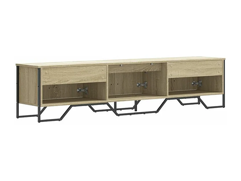 Meuble TV chêne sonoma 180x34x41 bois d'ingénierie