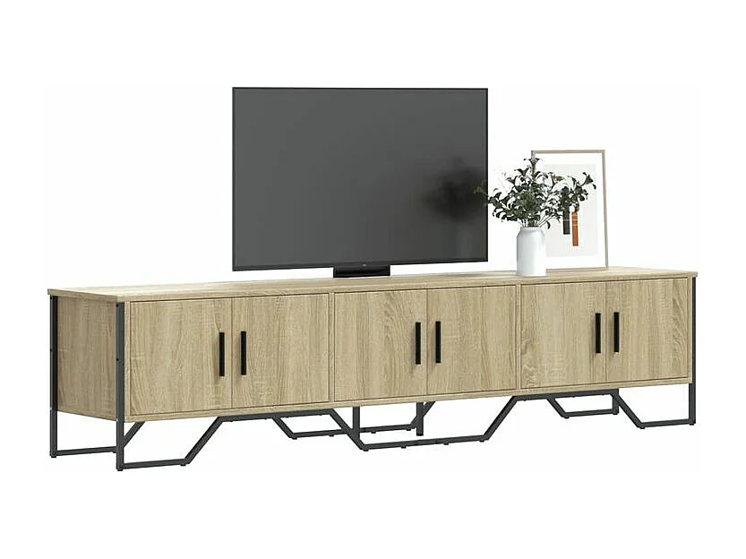 Meuble TV chêne sonoma 180x34x41 bois d'ingénierie