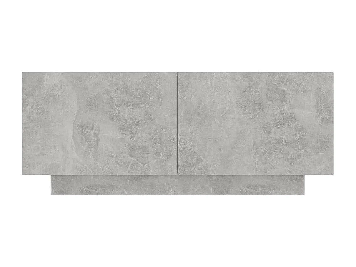 Meuble TV Gris béton 100x35x40