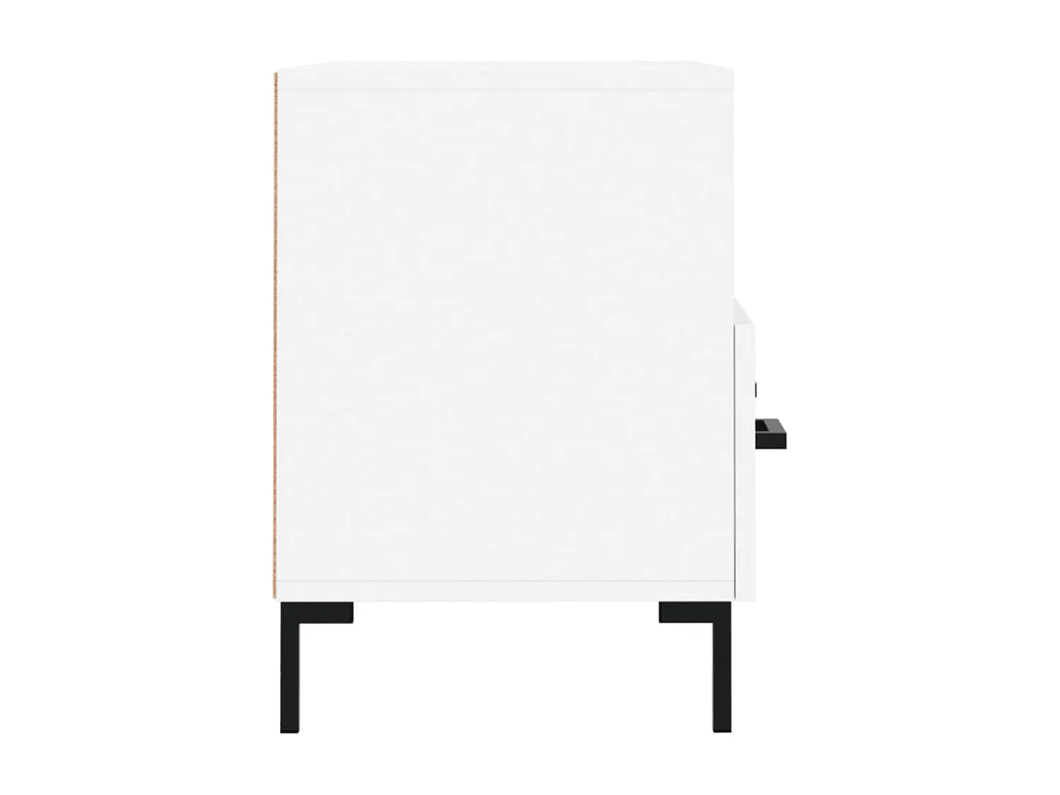 Meuble TV Blanc 80x36x50 Bois d'ingénierie