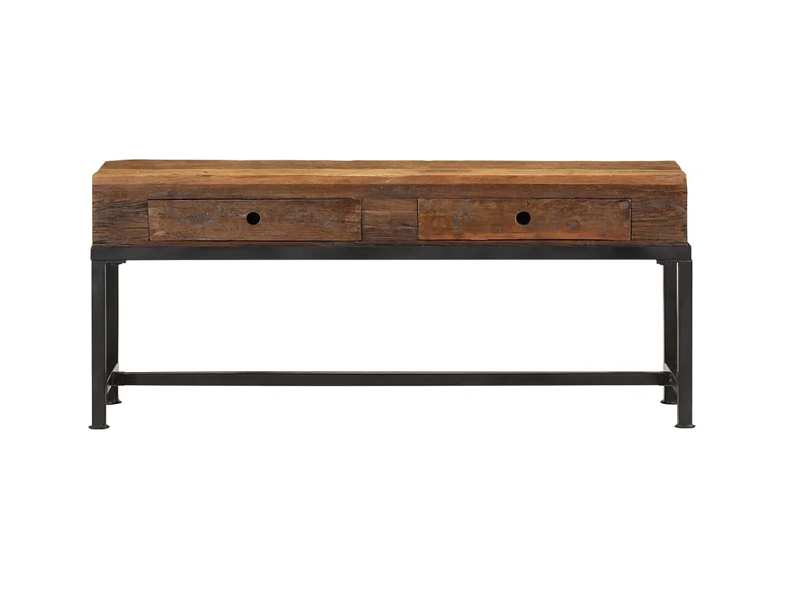 Meuble TV 110x30x46 bois massif de récupération