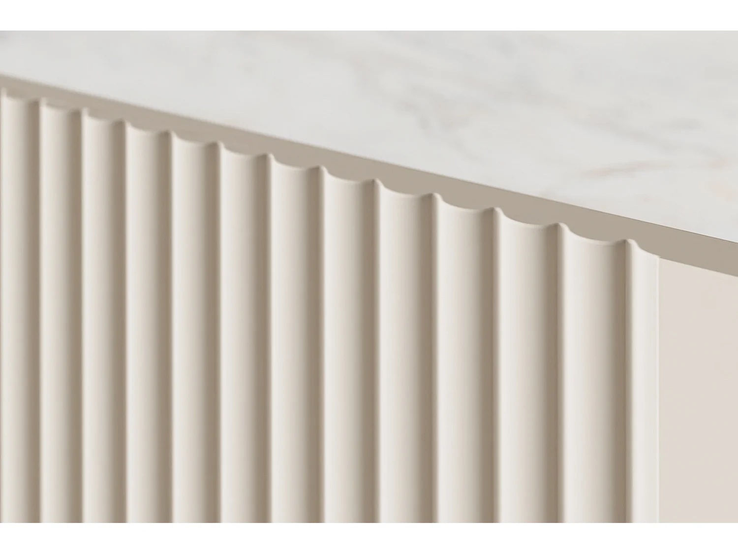 TV-meubel 2 deuren 1 lade met metaal bont kasjmier 150x57 cm