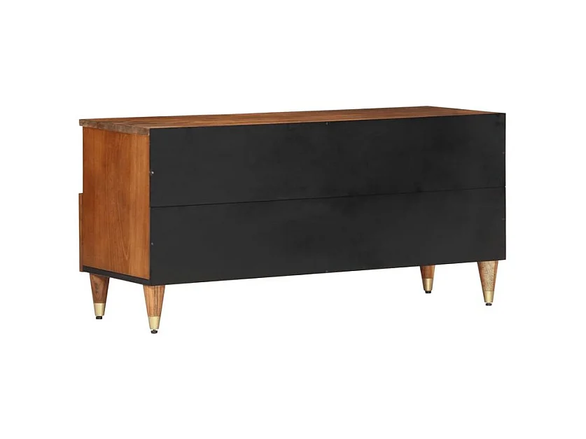 Meuble TV 100x33x46 bois massif de manguier