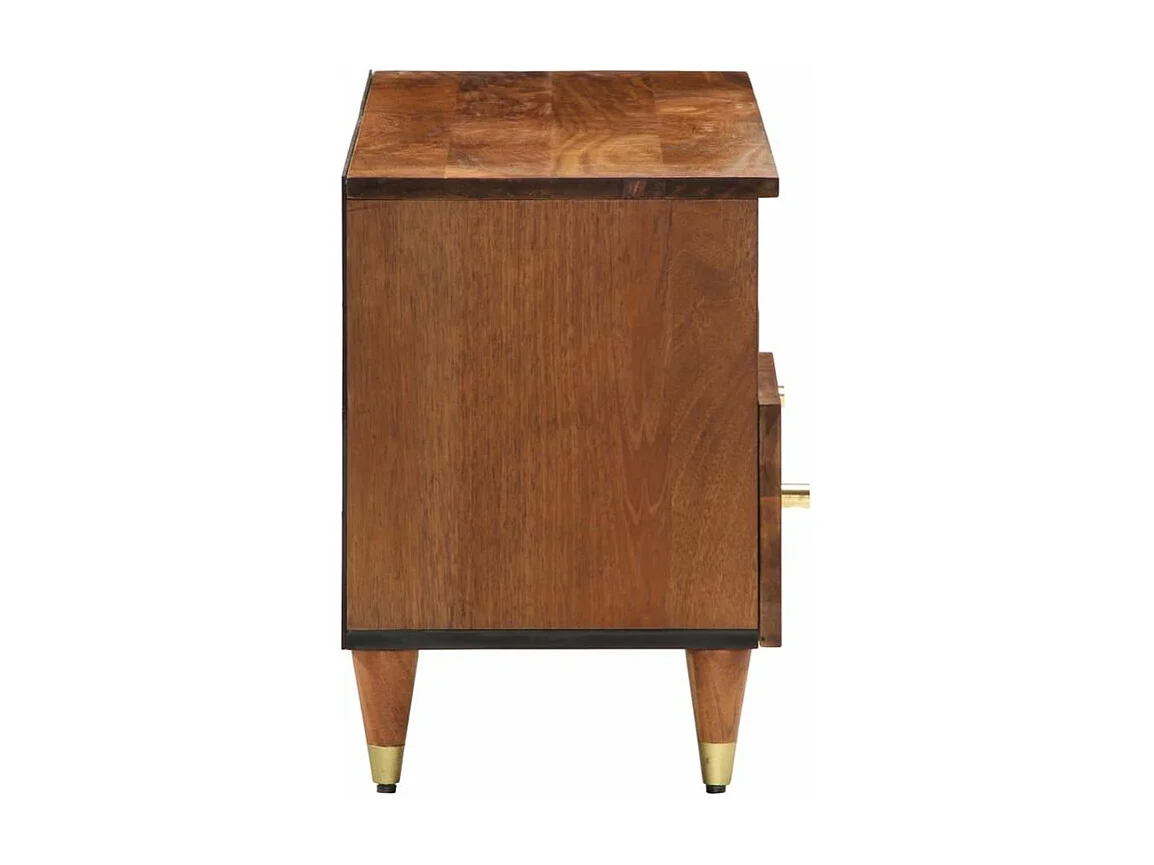 Meuble TV 100x33x46 bois massif de manguier