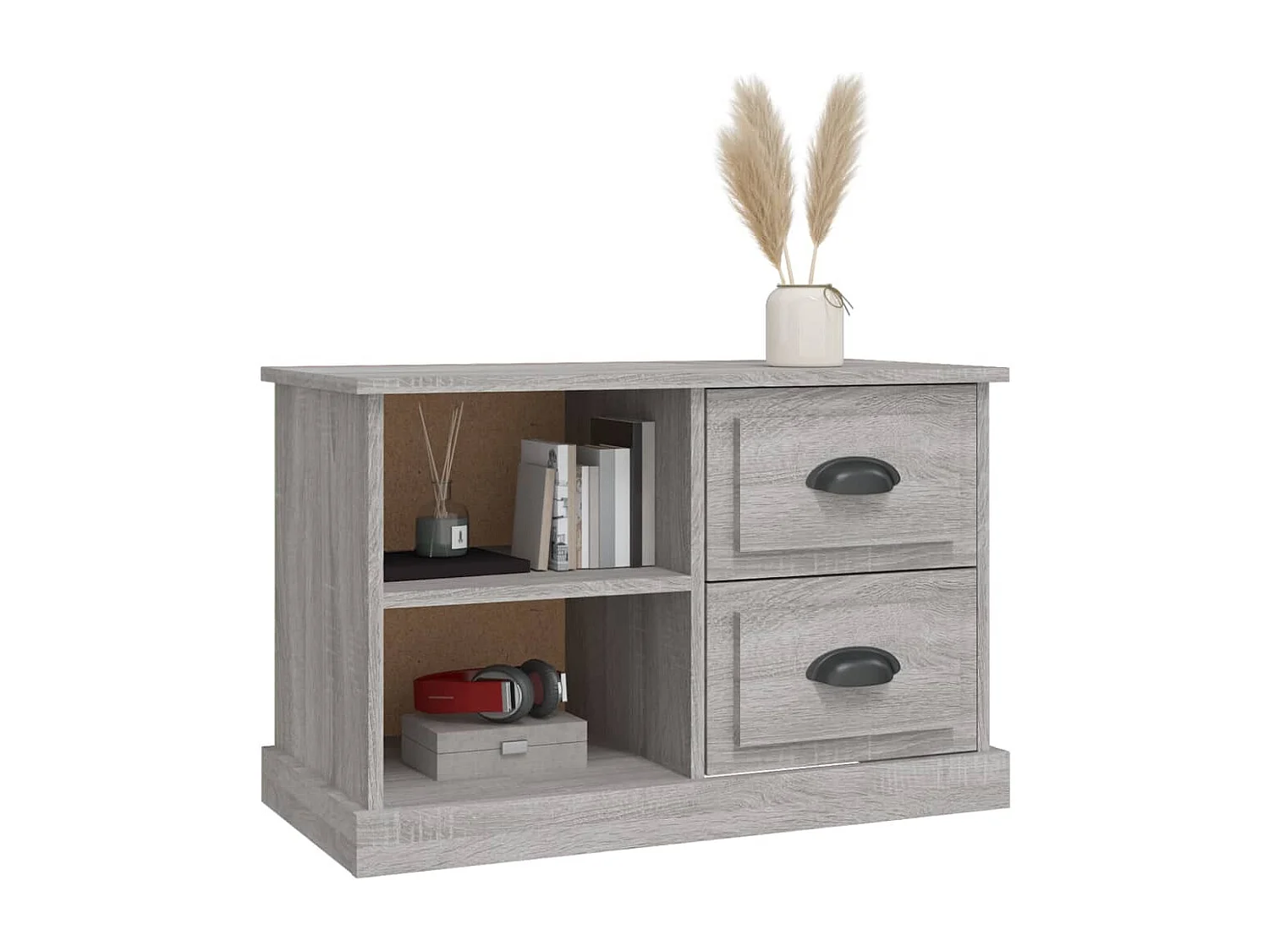 Meuble TV sonoma gris 73x35,5x47,5 bois d'ingénierie
