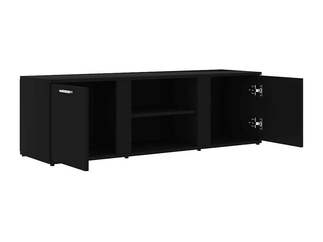Meuble TV Noir 120x34x37