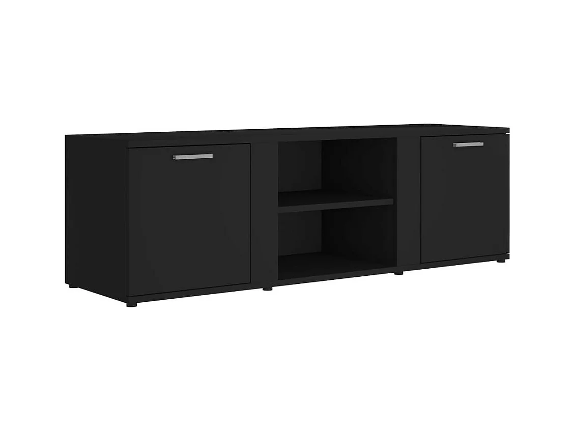 Meuble TV Noir 120x34x37