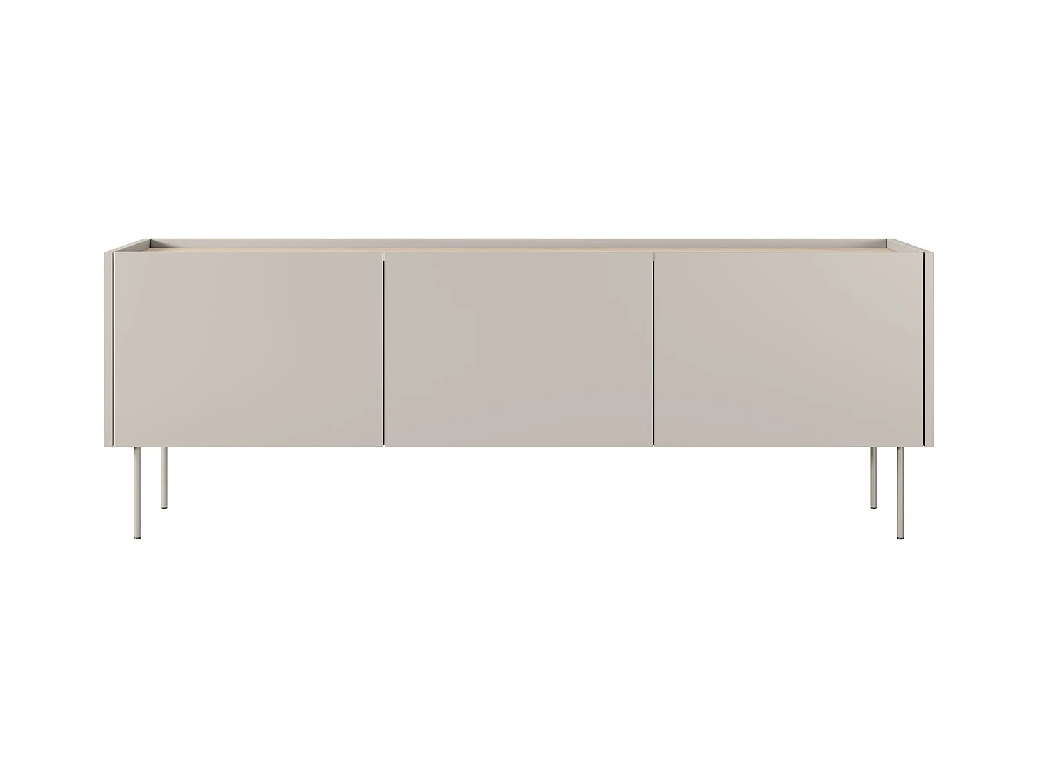 TV-meubel 3 deuren 1 lade met metalen voet 170x60 cm
