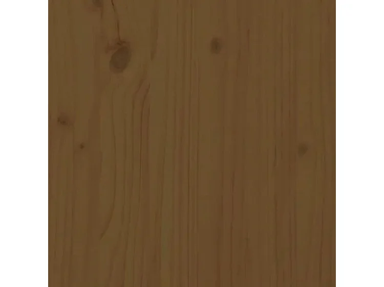 Meuble TV Marron miel 90x35x35 Bois de pin massif