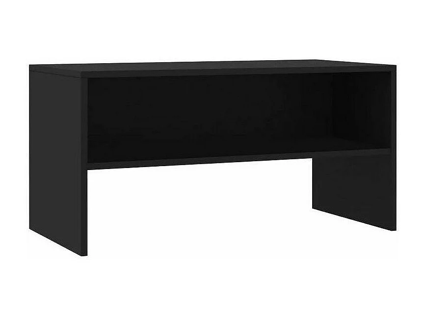 Meuble TV bois noir Thela 80cm