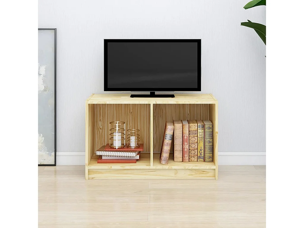 Meuble TV 70x33x42 Bois de pin massif