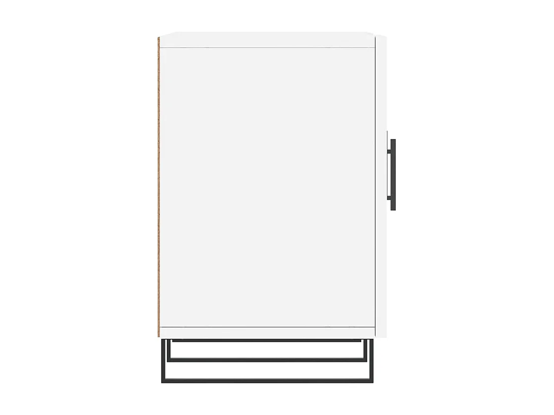 Meuble TV blanc 150x30x50 bois d'ingénierie