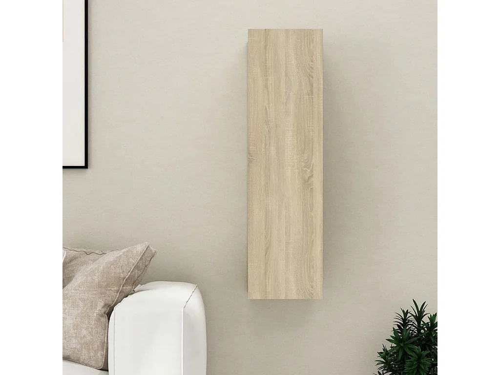 Meuble TV Chêne sonoma 30,5x30x110