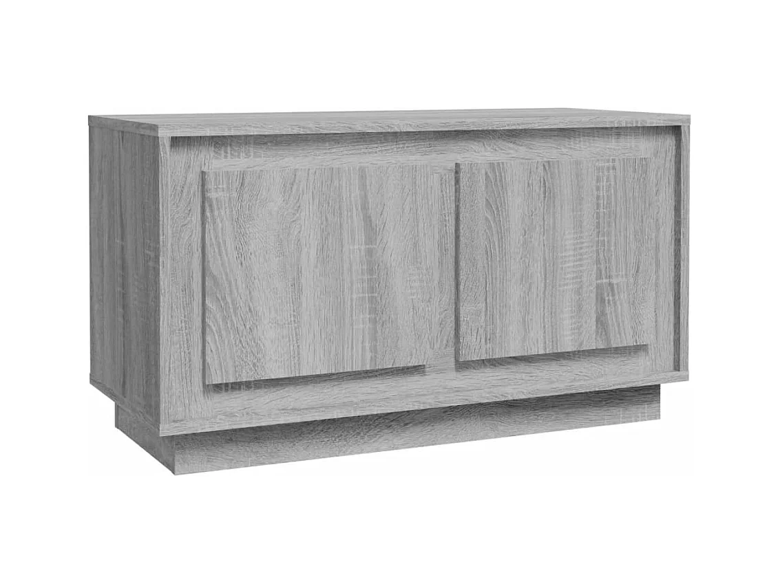 Meuble TV sonoma gris 80x35x45 bois d'ingénierie