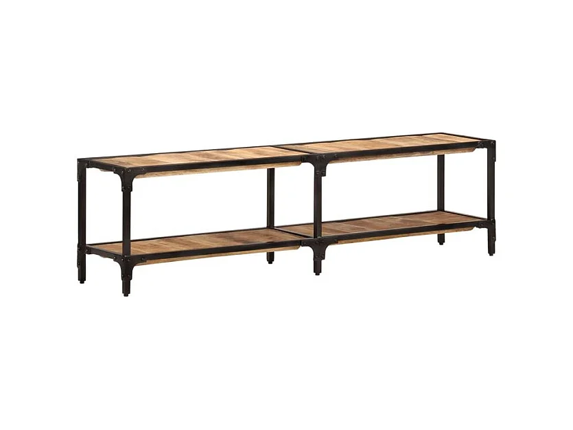 Meuble TV 150x30x41 Bois massif de manguier