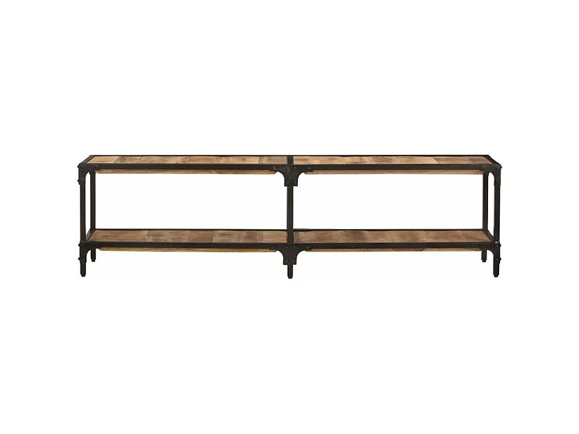 Meuble TV 150x30x41 Bois massif de manguier