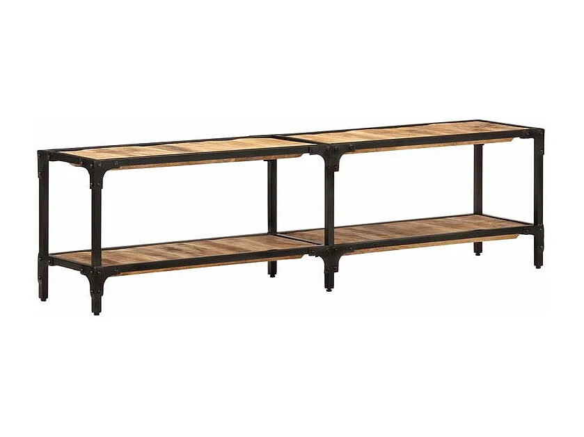 Meuble TV 150x30x41 Bois massif de manguier