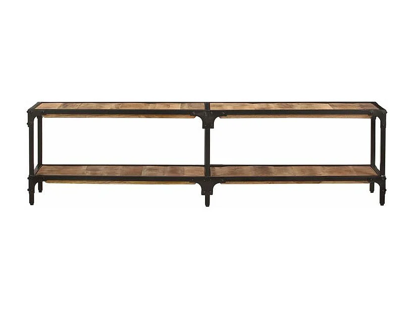 Meuble TV 150x30x41 Bois massif de manguier