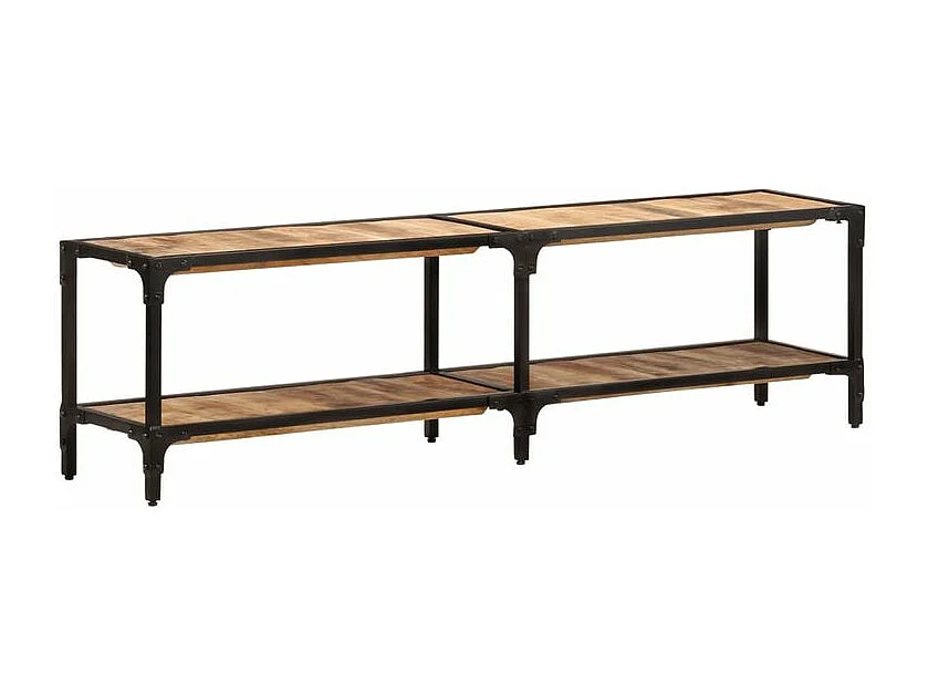 Meuble TV 150x30x41 Bois massif de manguier